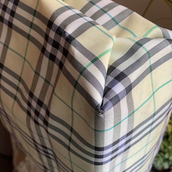 Authentic VINTAGE BURBERRY Checkered medium long tote - Picture 5 of 16